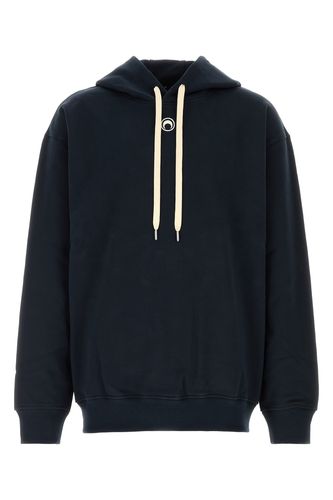 Moon Logo Fleece Hoodie - Marine Serre - Modalova