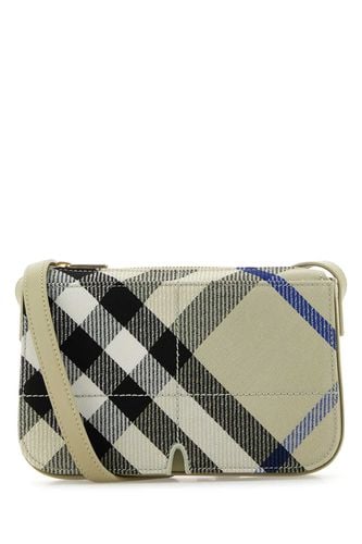 Embroidered Canvas Snip Crossbody Bag - Burberry - Modalova