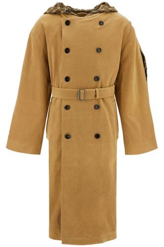 In Pellennlong Trench Coat With Hood - Y/Project - Modalova