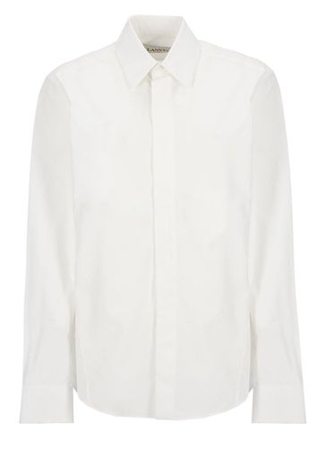 Curved Hem Long-sleeved Shirt - Lanvin - Modalova