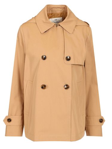 Herno Short Waterproof Trench Coat - Herno - Modalova