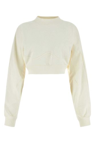 Ivory Cotton Oversize Sweatshirt - Off-White - Modalova