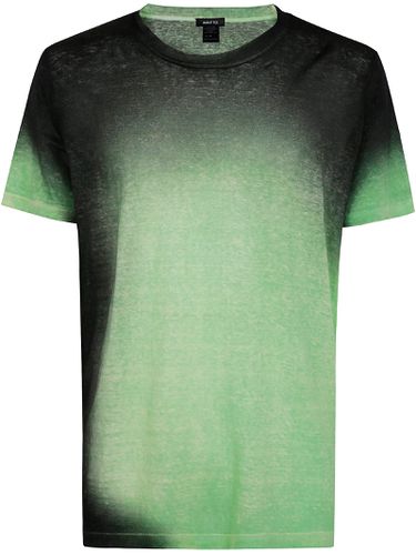 Hand Panted Linen Jersey T-shirt With Short Sleeves - Avant Toi - Modalova