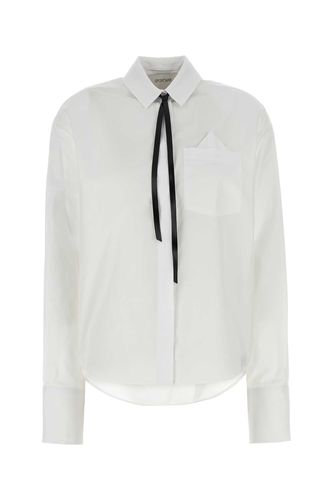 SportMax White Poplin Gesso Shirt - SportMax - Modalova