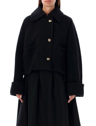 Patou Rib Waist Cropped Coat - Patou - Modalova