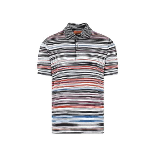 Stripe-detailed Short Sleeved Polo Shirt - Missoni - Modalova