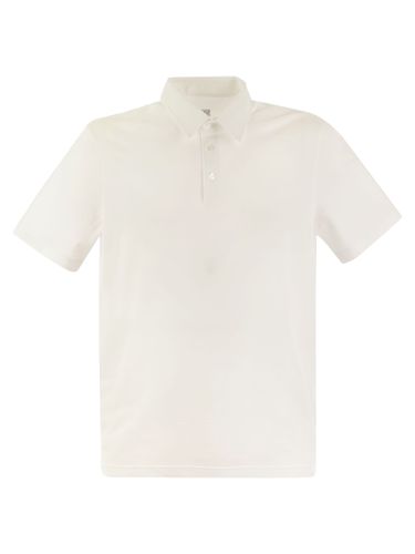 Short-sleeved Cotton Polo Shirt - Fedeli - Modalova