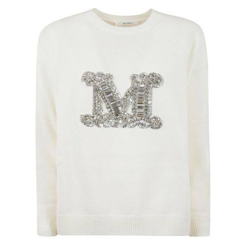 Logo Embroidered Knit Sweater - Max Mara - Modalova