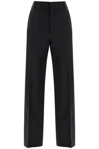 High-waisted Black Wool Dress Pants Regular Fit - Filippa K - Modalova