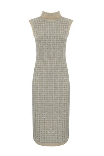 D. Exterior High Neck Dress With Sequins - D.Exterior - Modalova