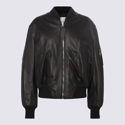 Leather Anja Jacket - The Attico - Modalova