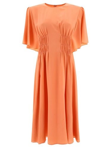 Flared Dress With Cap Sleeves - Chloé - Modalova