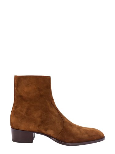 Wyatt 40 Zip Ankle Boots - Saint Laurent - Modalova