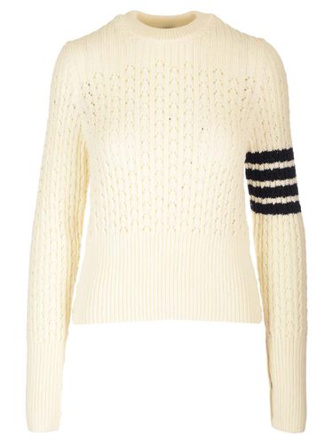 Thom Browne Pointelle Wool Sweater - Thom Browne - Modalova