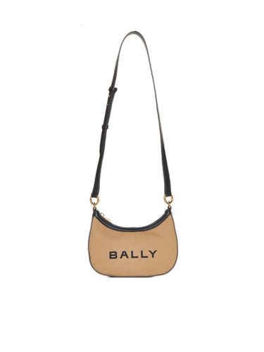 Bar Ellipse Logo Printed Crossbody Bag - Bally - Modalova