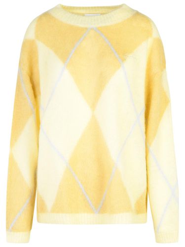 Ganni Brown Mohair Blend Sweater - Ganni - Modalova