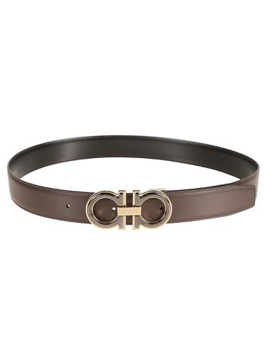 Ferragamo Double Logo Buckle Belt - Ferragamo - Modalova