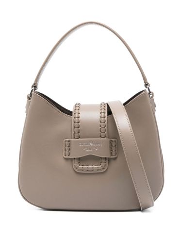 Small Leather Shoulder Bag - Emporio Armani - Modalova