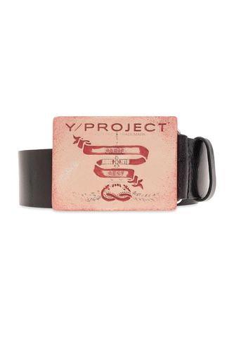 Y/Project Logo Printed Buckle Belt - Y/Project - Modalova