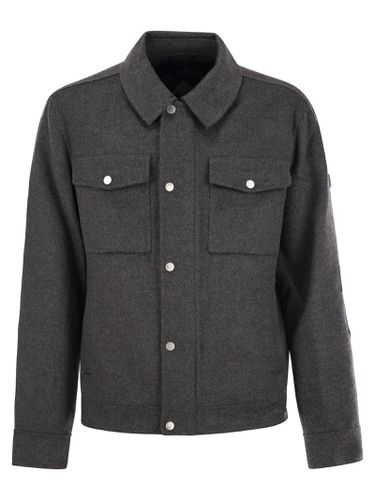 Shirt-cut Jacket In Wool And Cashmere - Moose Knuckles - Modalova