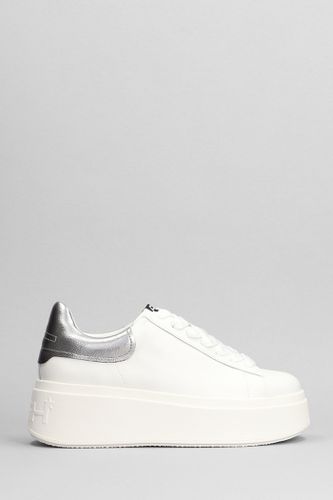 Ash Moby Sneakers In White Leather - Ash - Modalova