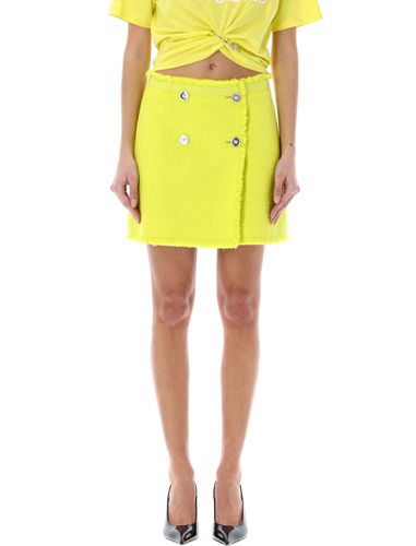Versace Bouclé Tweed Mini Skirt - Versace - Modalova