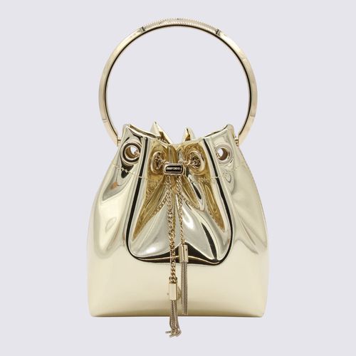 Gold Leather Bon Bon Satchel - Jimmy Choo - Modalova