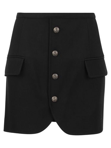 Wool Skirt With Pegasus Buttons - Etro - Modalova