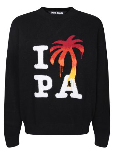 Palm Angels I Love Pa Pullover - Palm Angels - Modalova