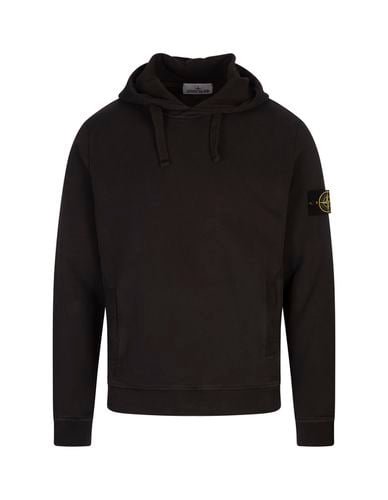 Hoodie In Lead Gauzed Cotton - Stone Island - Modalova