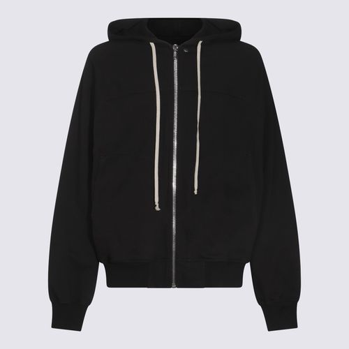 Rick Owens Black Cotton Sweatshirt - Rick Owens - Modalova