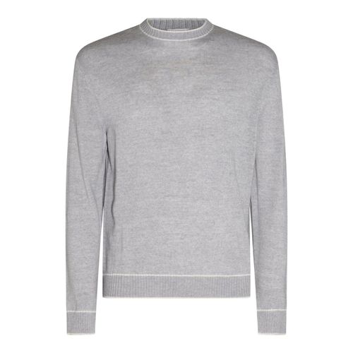 Stripe Detailed Crewneck Jumper - Eleventy - Modalova