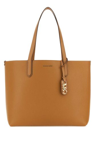 Camel Leather Extra-large Eliza Shopping Bag - Michael Kors - Modalova