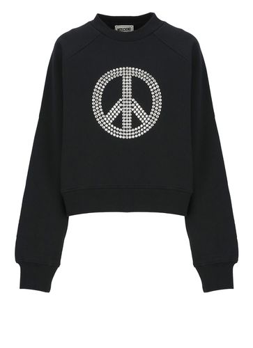 Cotton Sweatshirt - M05CH1N0 Jeans - Modalova