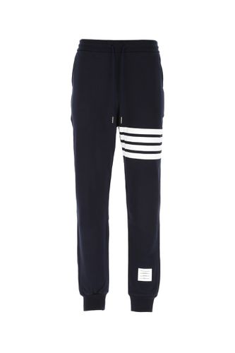 Navy Blue Cotton Joggers - Thom Browne - Modalova