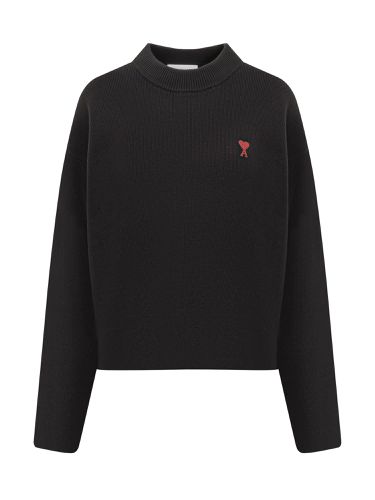 Sweater With Logo - Ami Alexandre Mattiussi - Modalova