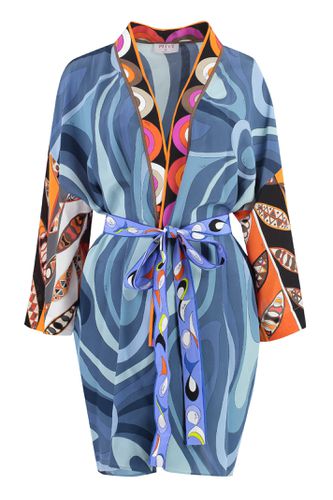 Pucci Printed Silk Night Gown - Pucci - Modalova