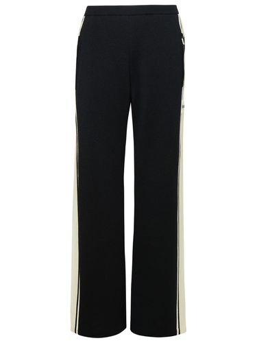 Wool Sport Pants With Logo - Palm Angels - Modalova