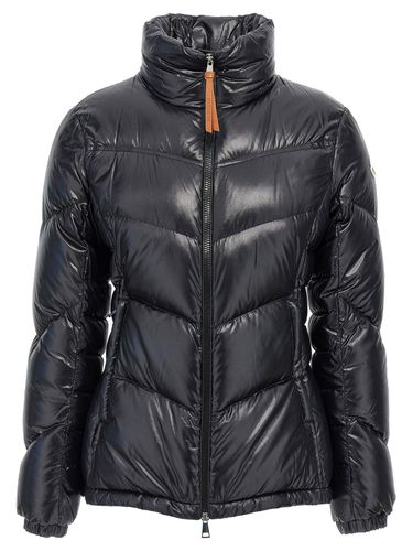 Moncler Logo Patch Down Jacket - Moncler - Modalova