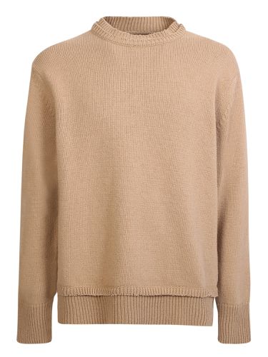 Wool Blend Knitted Design Pullover - Maison Margiela - Modalova