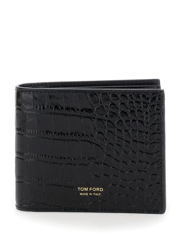 Tom Ford Embossed Bifold Wallet - Tom Ford - Modalova