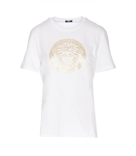 Versace Medusa Logo T-shirt - Versace - Modalova