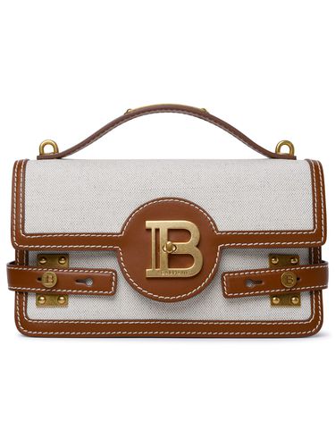 B-buzz 24 Leather And Fabric Bag - Balmain - Modalova