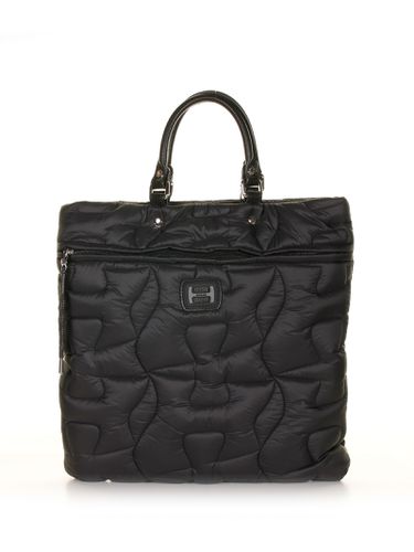 Quilted Shopping Bag With Logo - Hogan - Modalova