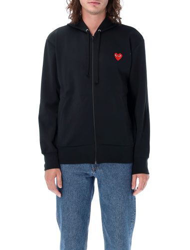 Icon Heart Zip Hoodie - Comme des Garçons Play - Modalova