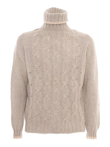 Turtle-neck L/s Knitted Sweater Man - Fedeli - Modalova