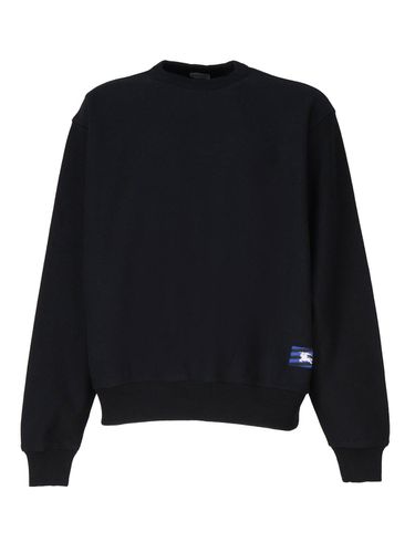 Logo Patch Crewneck Sweater - Burberry - Modalova