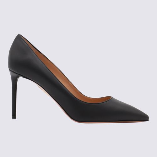 Aquazzura Black Leather Pumps - Aquazzura - Modalova