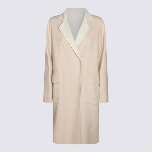 Eleventy Beige Wool Coat - Eleventy - Modalova