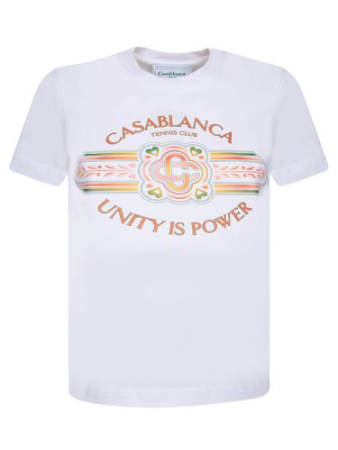 Unity Is Power T-shirt - Casablanca - Modalova